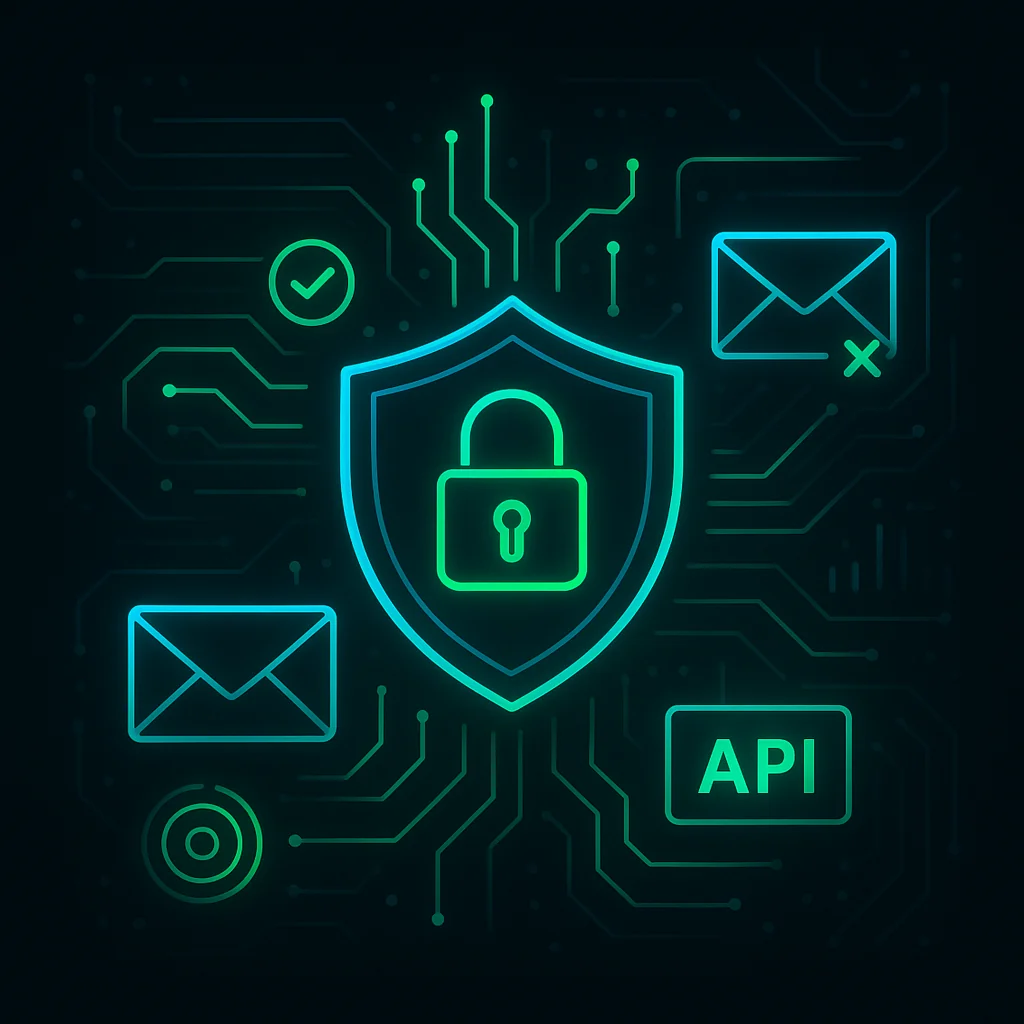 Illustration of email verification process