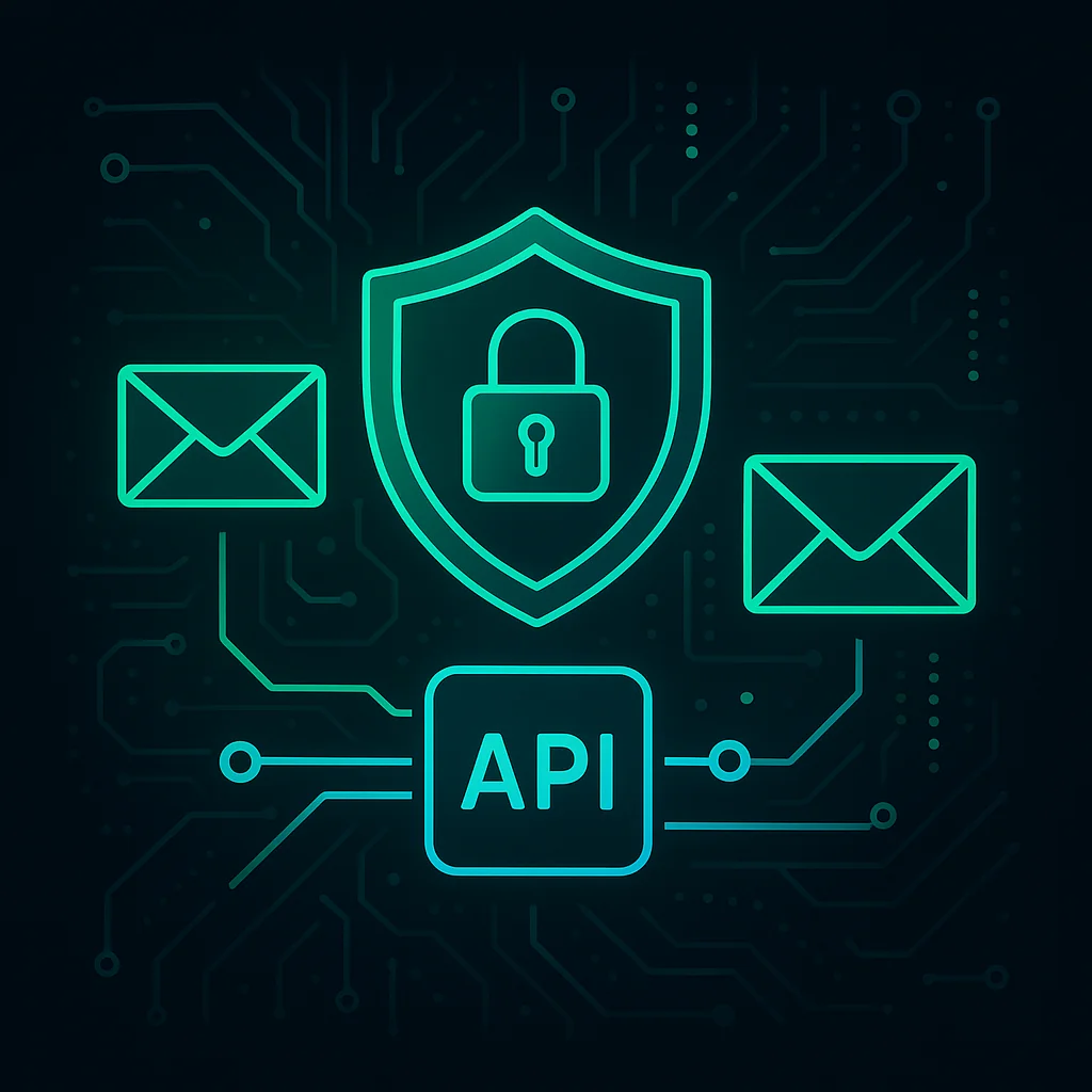 Secure email verification illustration